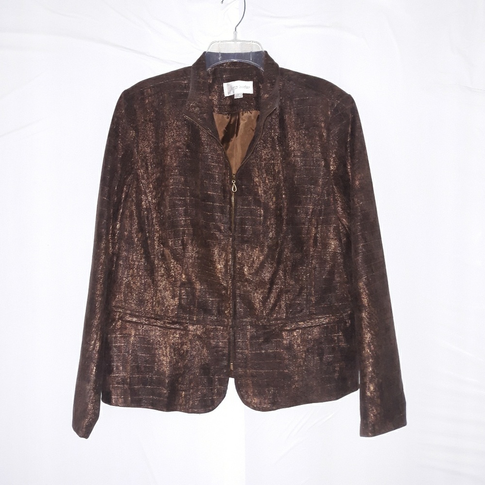 Women's Erin London zip up jacket size L